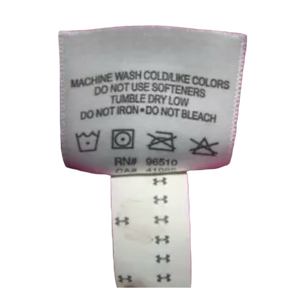 Under Armour Jacket Cold Gear Bright Pink Splatter Barbie Workout Athleisure Gym - Picture 13 of 14
